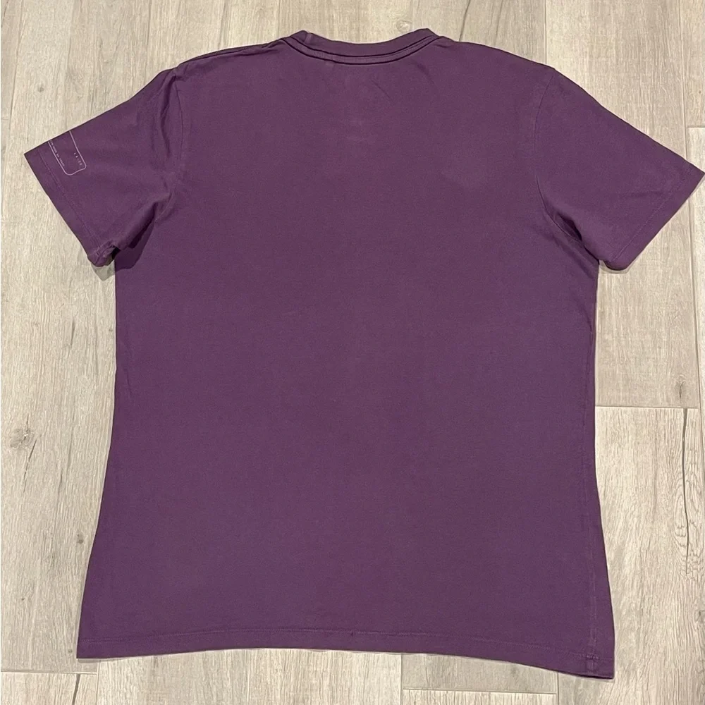 Guess Man Purple T Shirt Short Sleeve Medium - Picture 2 of 8